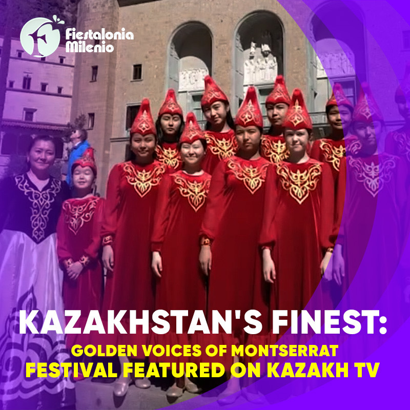 Choir festival Golden voices of Montserrat News of the fifth television channel (Kazakhstan)
