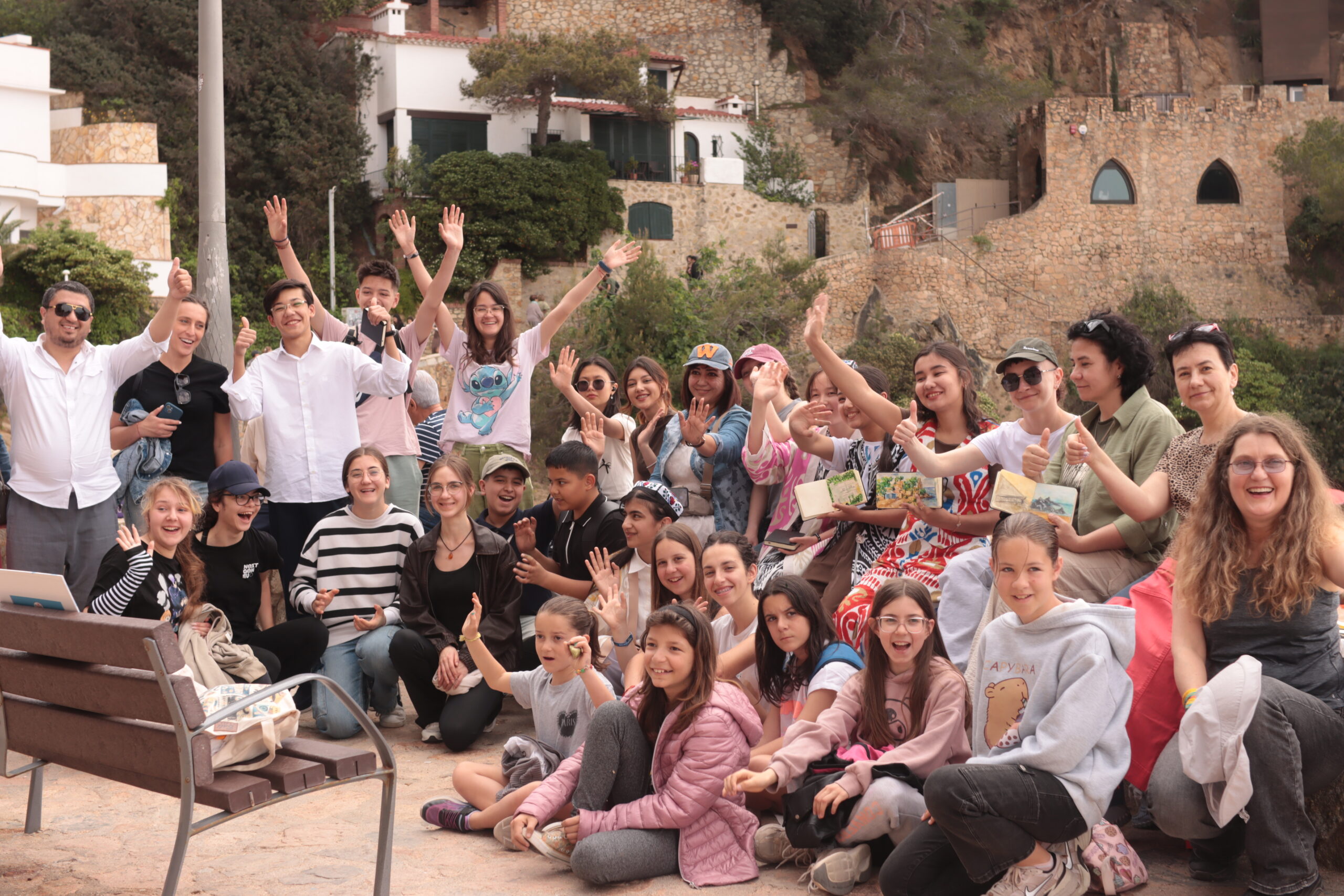 Artists with their work on the Costa Brava, Beauty of the Costa Brava archive, May 2025.