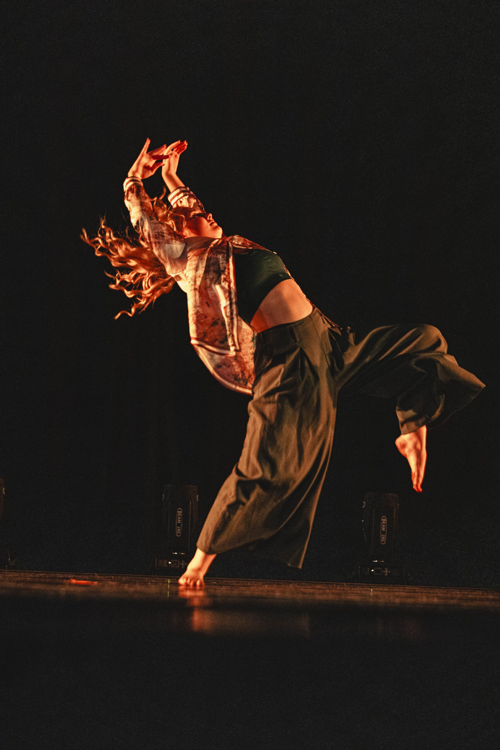 A Stream of Dance performer on stage at Dancing Italy, archive July 2026. Photo: Mattia Celli.