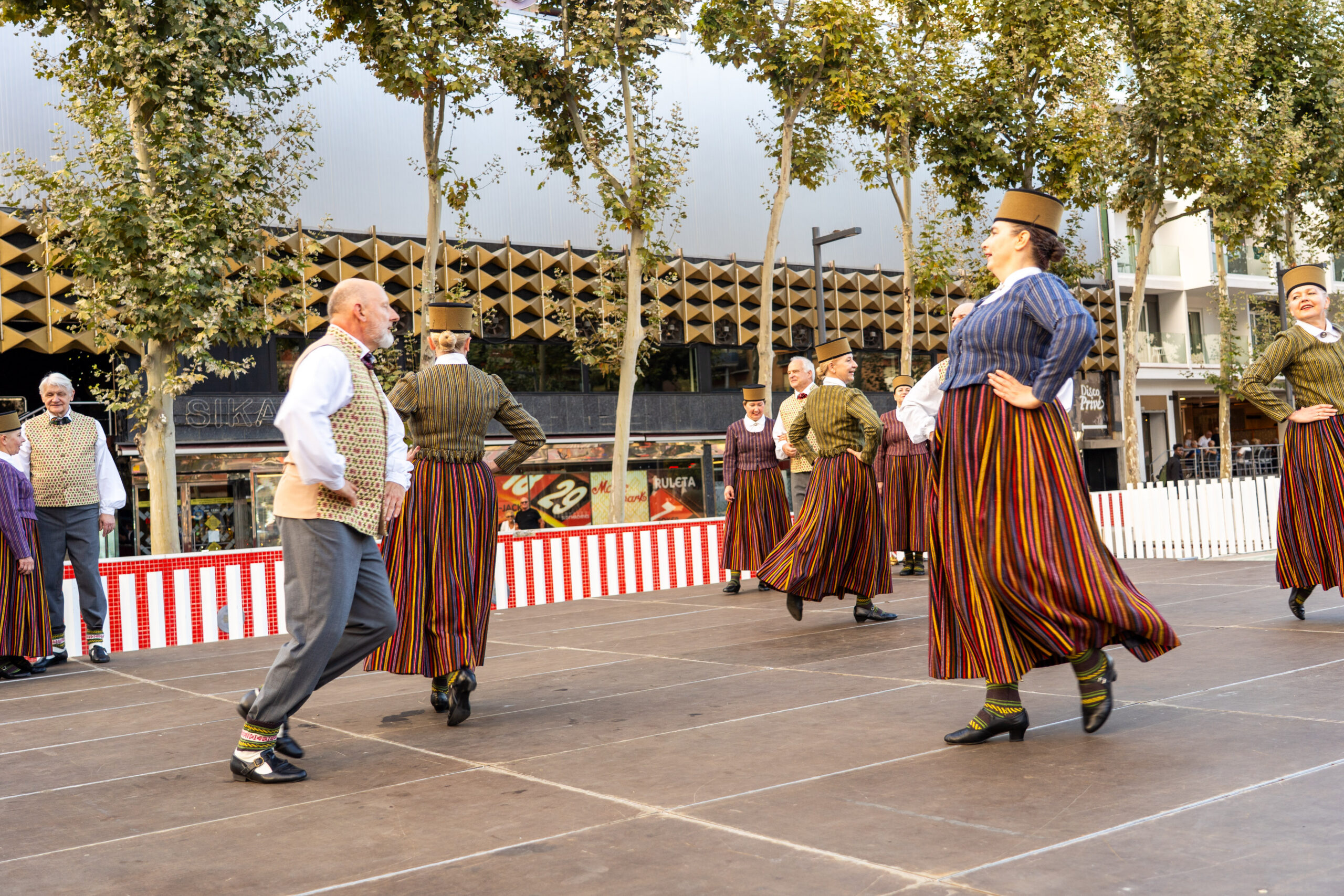 Folk dance at Mediterranean Folk Fest in Lloret de Mar, archive 2025