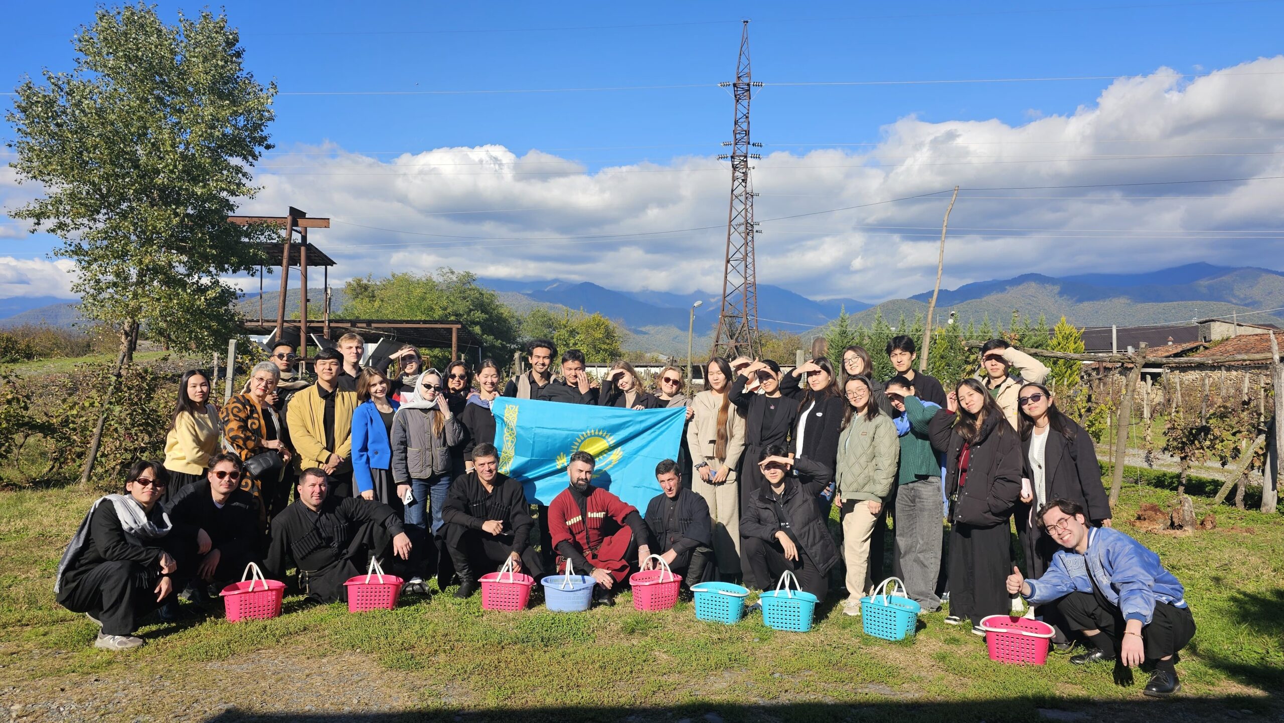 Festival participants during the cultural programme in Georgia, SS 2024 archive.